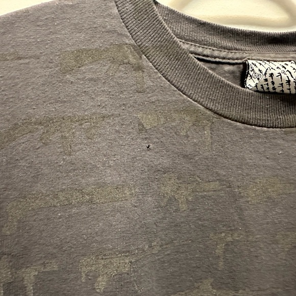 VINTAGE Rogue Status Gun Show All Over Print Graphic T-Shirt (Sz XL)  Grey - Picture 5 of 5